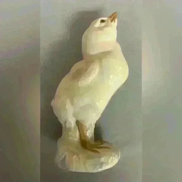 Royal Copenhagen Vintage Turkey Chick Bird Figurine #1185 Marked - Picture 2 of 10